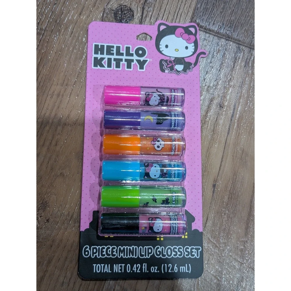 Hello Kitty‎ 6 piece mini lip gloss set